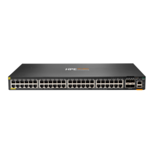 HPE Aruba Networking CX 6300F 48‑port 1GbE Class 4 PoE and 4‑port SFP56 Switch